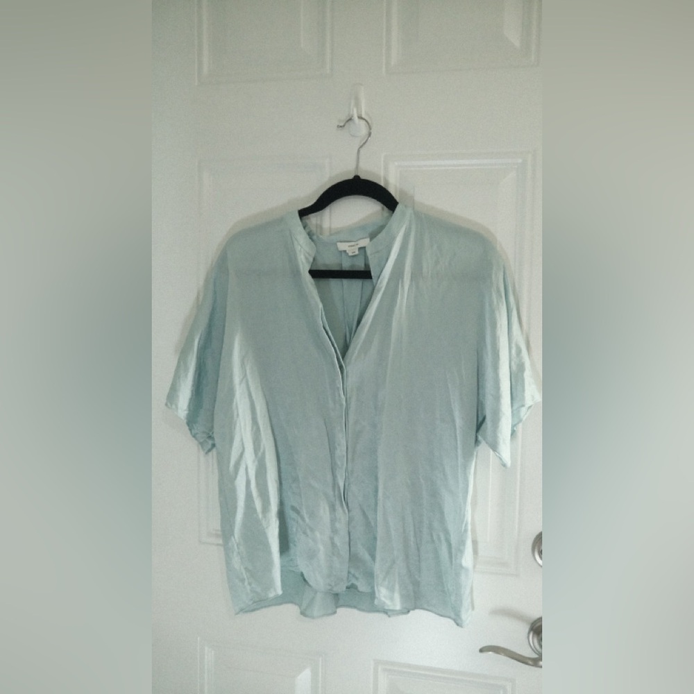 Vince Soft Blue Button Down Shirt